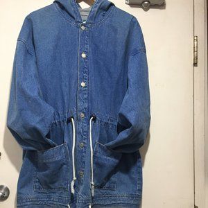 VINTAGE CORNICHE HOODIE DENIM JACKETS SIZE M